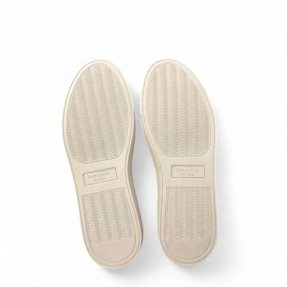 kate spade Navy and Light Pink Slip-On Mules
